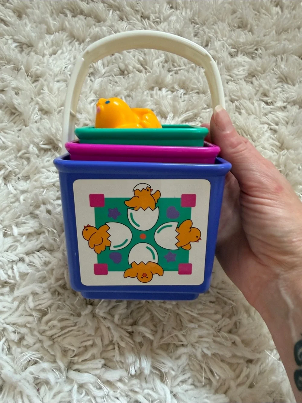Vintage 1995 Fisher-Price Stacking Set